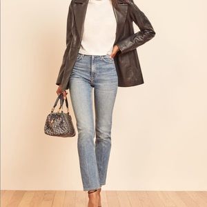 Reformation Straight Jeans in Malta Wash